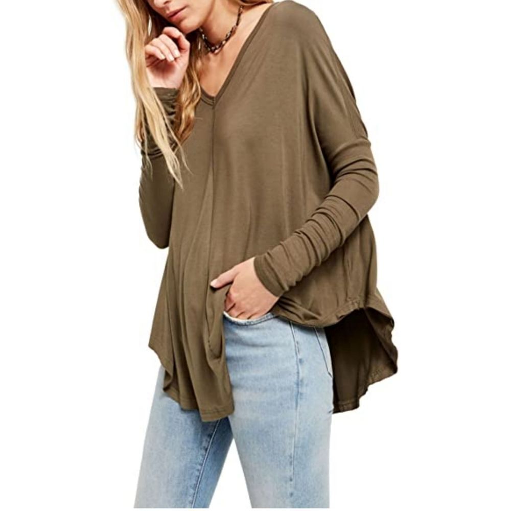 Free People Moonshine Tunic Army